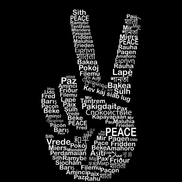 PEACE In WORDS ART Thumbnail